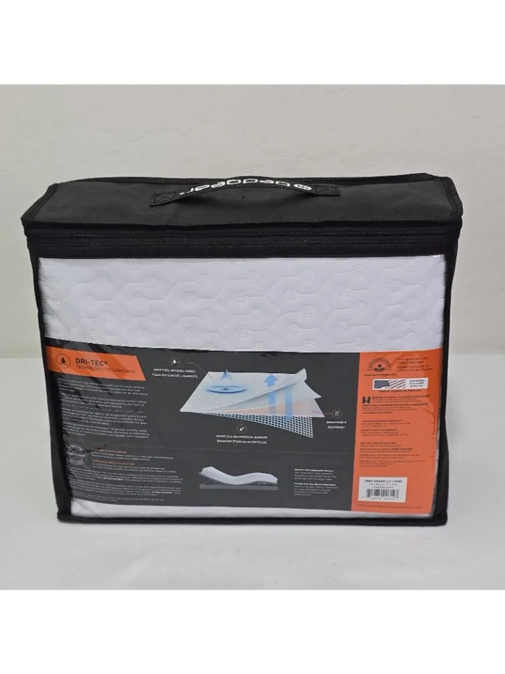 Bedgear Performance Mattress Protector with Dri-Tec Technology King Size (NEW)